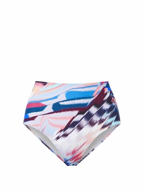 Classic High Waist Bottom Mosaic high waist swimwear women, swimsuit for women beachwear