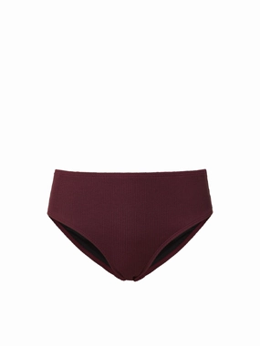 Classic Midrise Bottom Auburn Texture high waist swimwear women, swimsuit for women beachwear