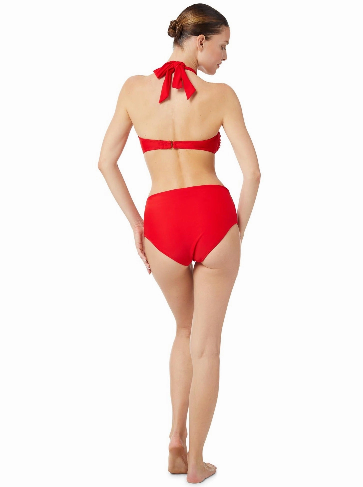 Classic Midrise Bottom Cherry Red