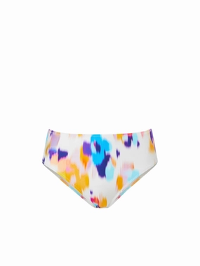 Classic Midrise Bottom Floral Ikat high waist swimwear women, swimsuit for women beachwear
