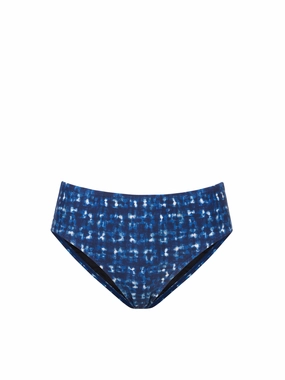 Classic Midrise Bottom In Denim Noir fashionable beach swimwear, modern womens bikinis