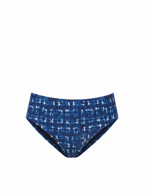 Classic Midrise Bottom In Denim Noir high waist swimwear women, swimsuit for women beachwear