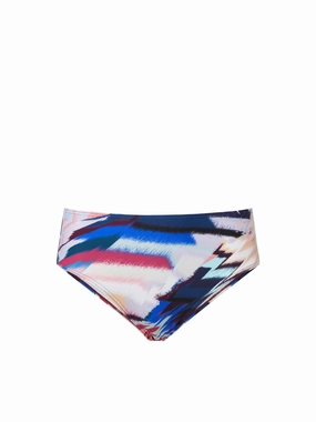 Classic Midrise Bottom Mosaic fashionable beach swimwear, modern womens bikinis