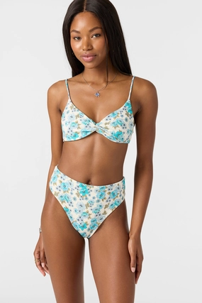 COASTAL FLORAL MALIBU TOP classic women's swimwear, everyday swimwear for ladies