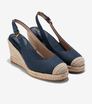 Cole Haan Cloudfeel Espadrille Wedge Sling 80Mm II