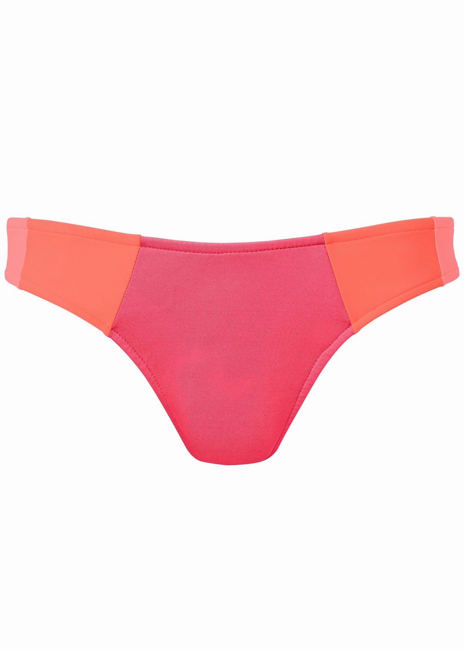 Color Block Scoop Bottom - Flamingo