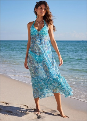 Cover Up Dress - On The Waves womens sun protection swimwear, trendy swimwear collection