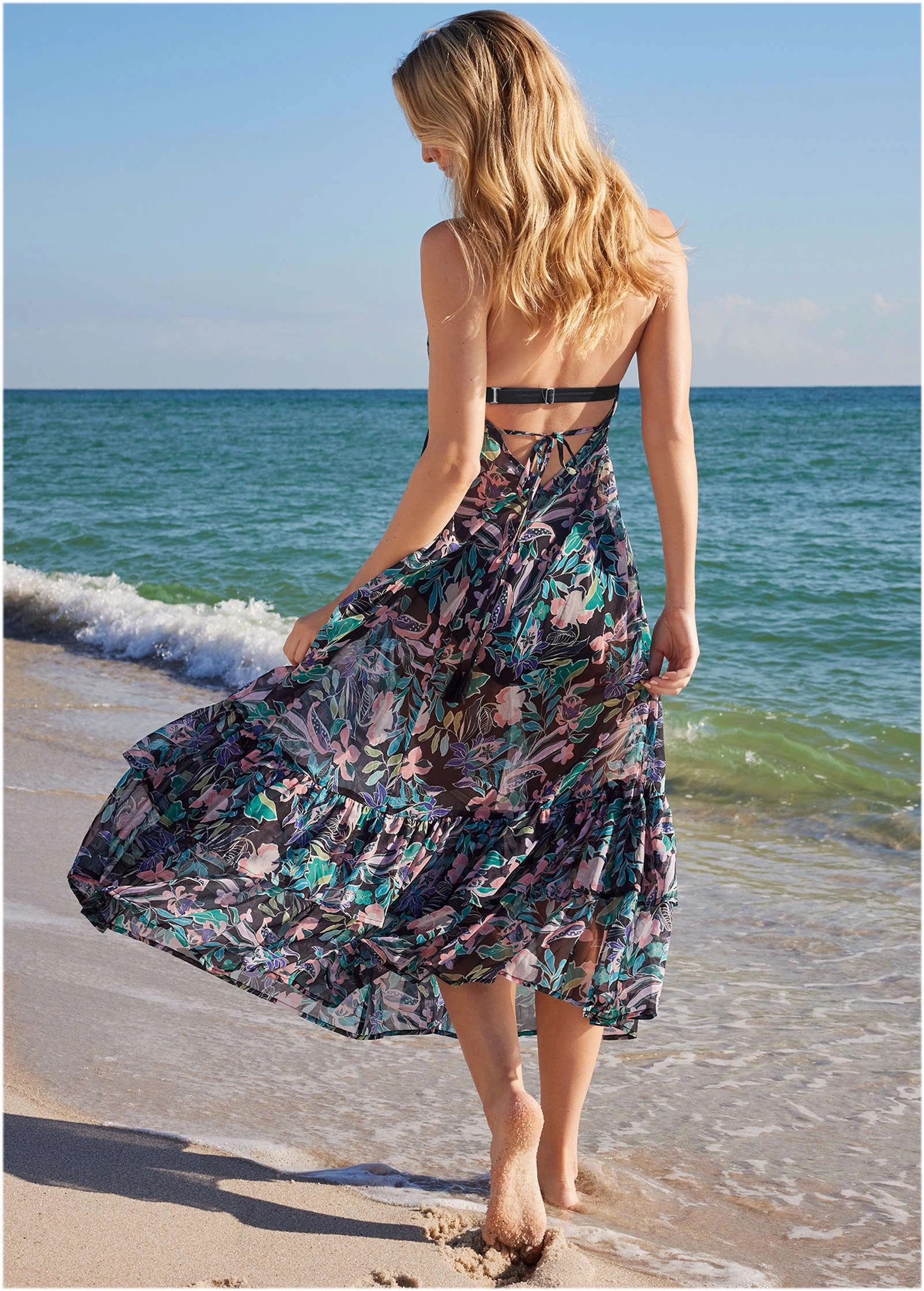 Cover Up Dress - Tropical Walks