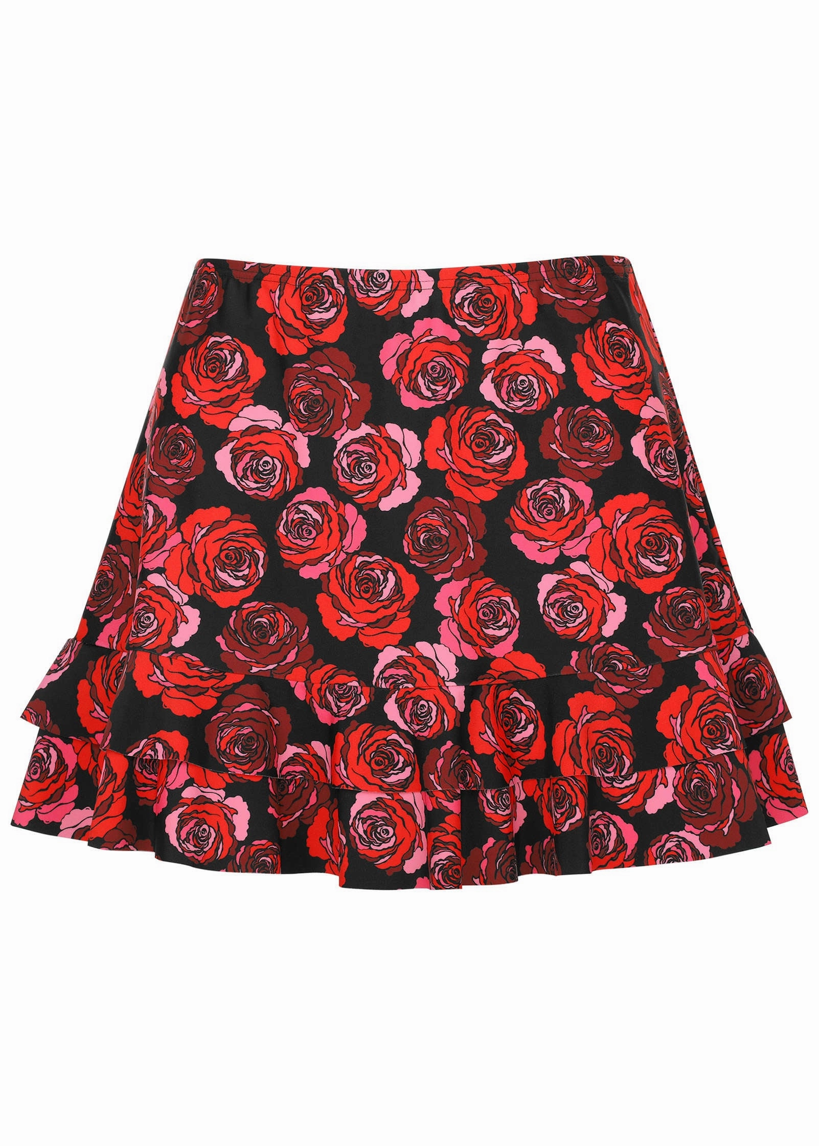 Cover-Up Mini Skirt - Rose Garden
