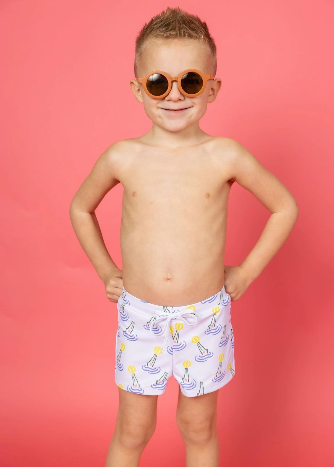 Croc | Mini Euro Shorts boys summer swimwear, boys rash guard swim sets