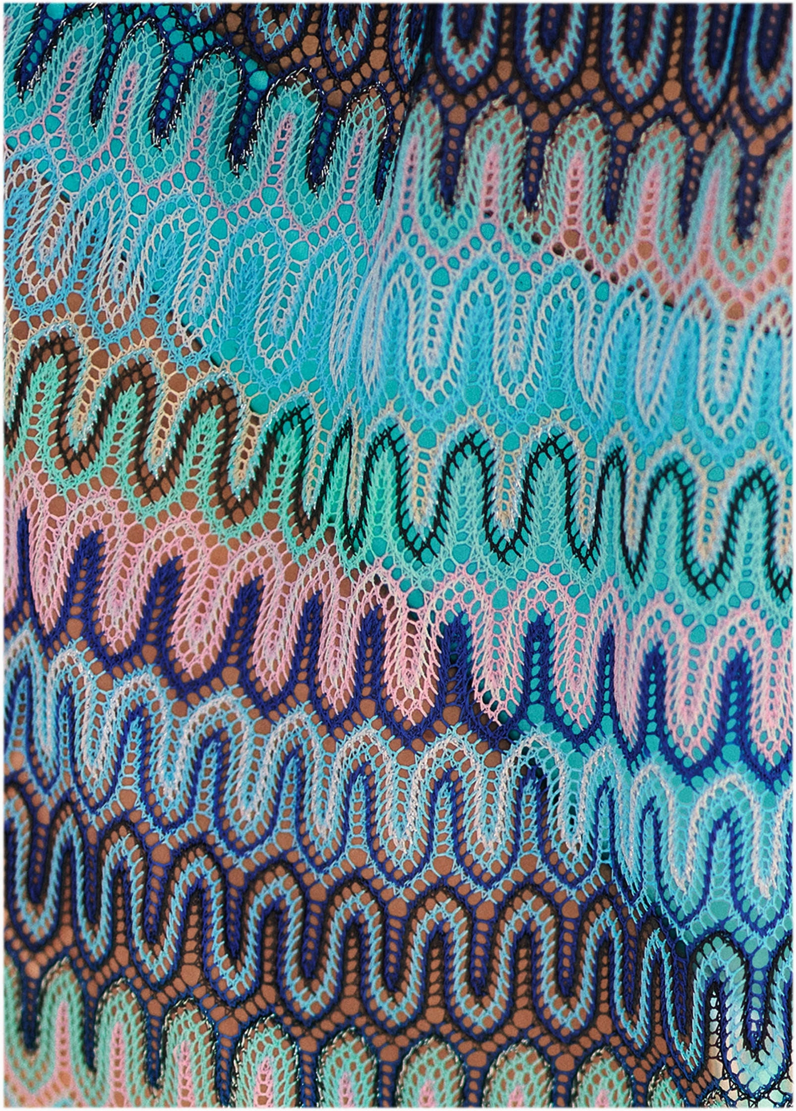Crochet Maxi Skirt - Starlight Blue Multi