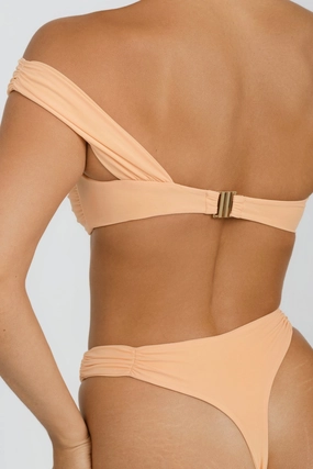 Cruz Top - Aperol soft fabric swimwear women, resort swimwear for ladies