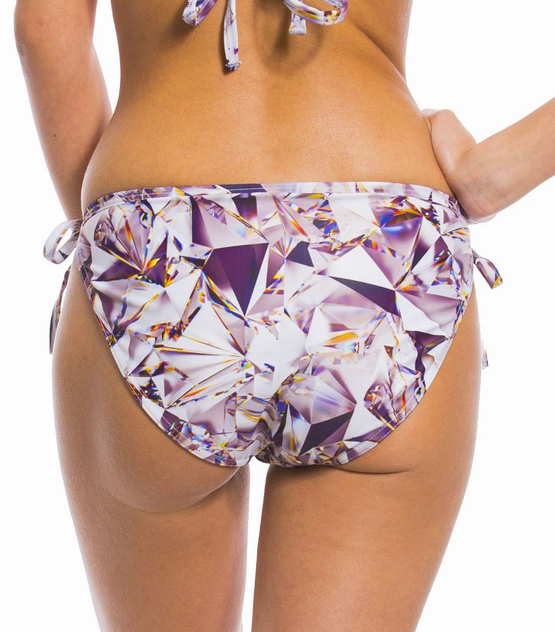 Crystal Tie Side Bikini Tanga
