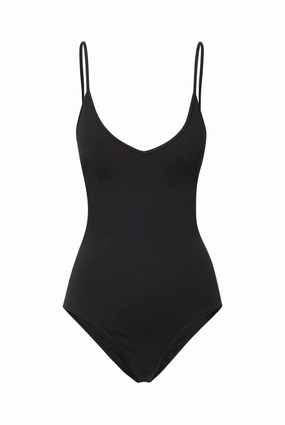 Deb One Piece Black high waist swimwear women, swimsuit for women beachwear