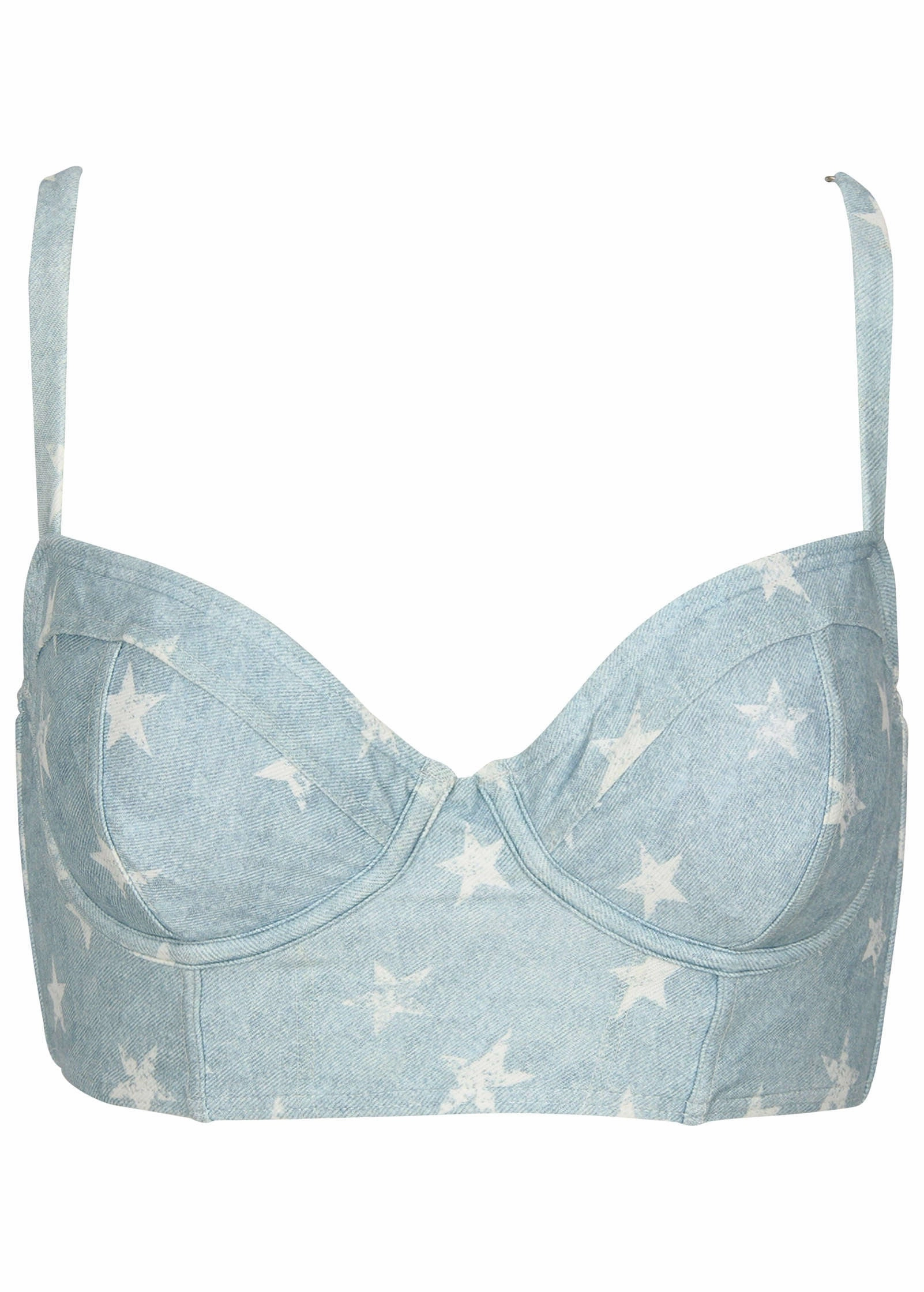 Denim Underwire Top - Denim Star