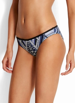 Desert Tribe Hipster Bikini Pant - Bluestone affordable swimwear for women, chic swimsuits for women