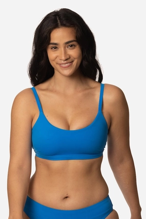 Diana Bikini Top - Sapphire all types of swimwear, stylish swimwear for all body types
