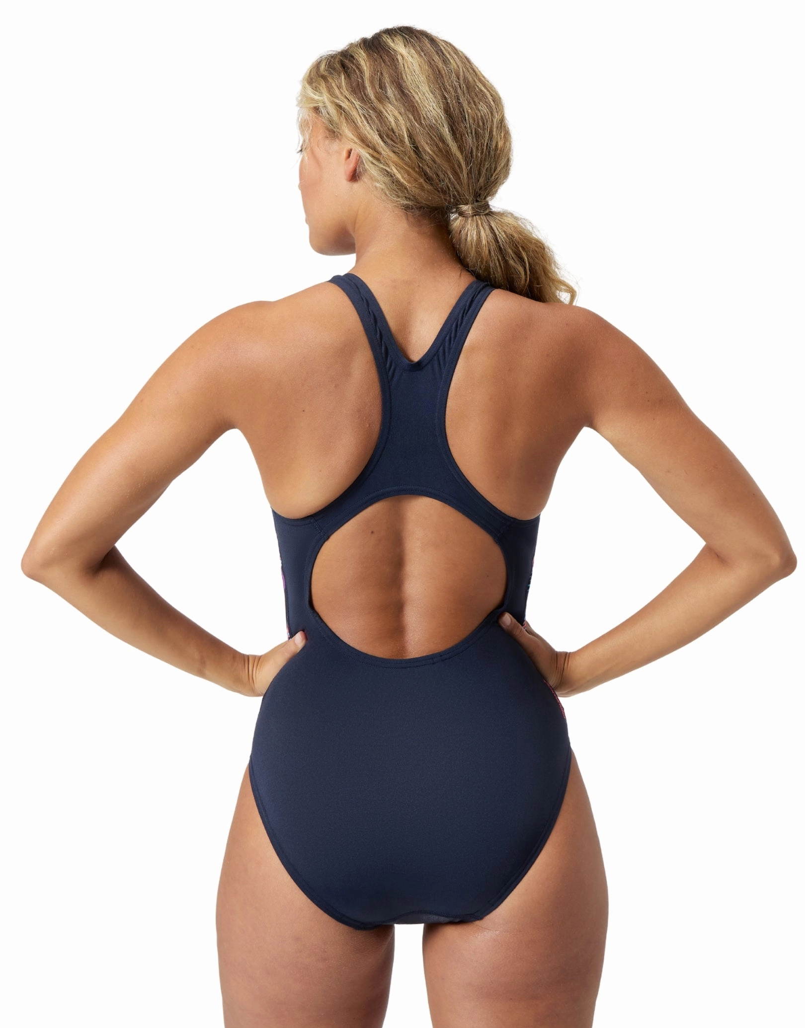 Digital Placement Medalist Swimsuit - Navy/Multi
