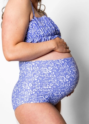 Doodles | Maternity Bottoms elastic waistband swim bottoms, mix-and-match bikini bottoms