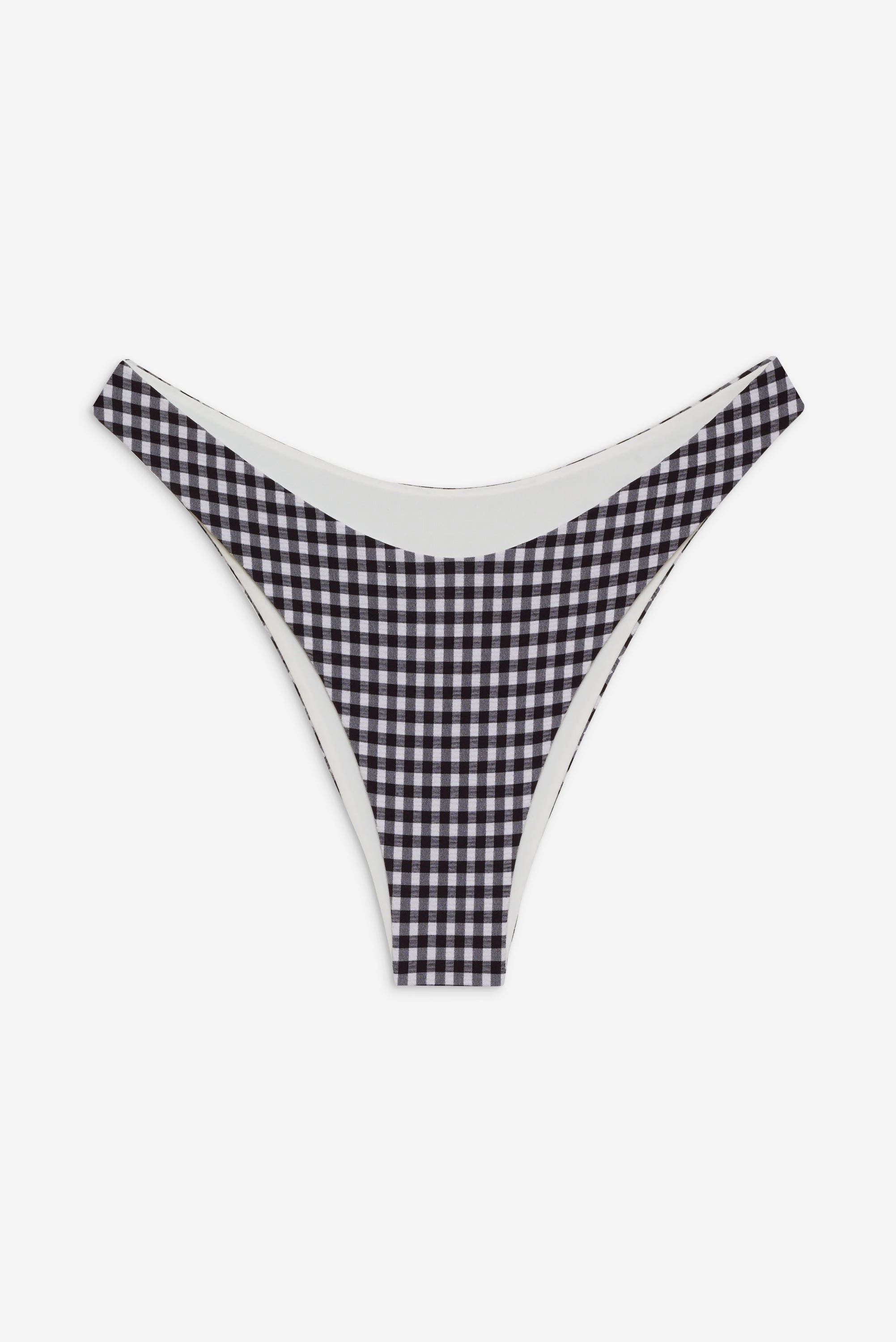 Dove Gingham Bikini Bottom - Blackberry Gingham