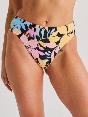 Dreamy Fantasy High Leg High Waist Retro Bikini Bottom basic swimsuits for women, durable swimwear for ladies