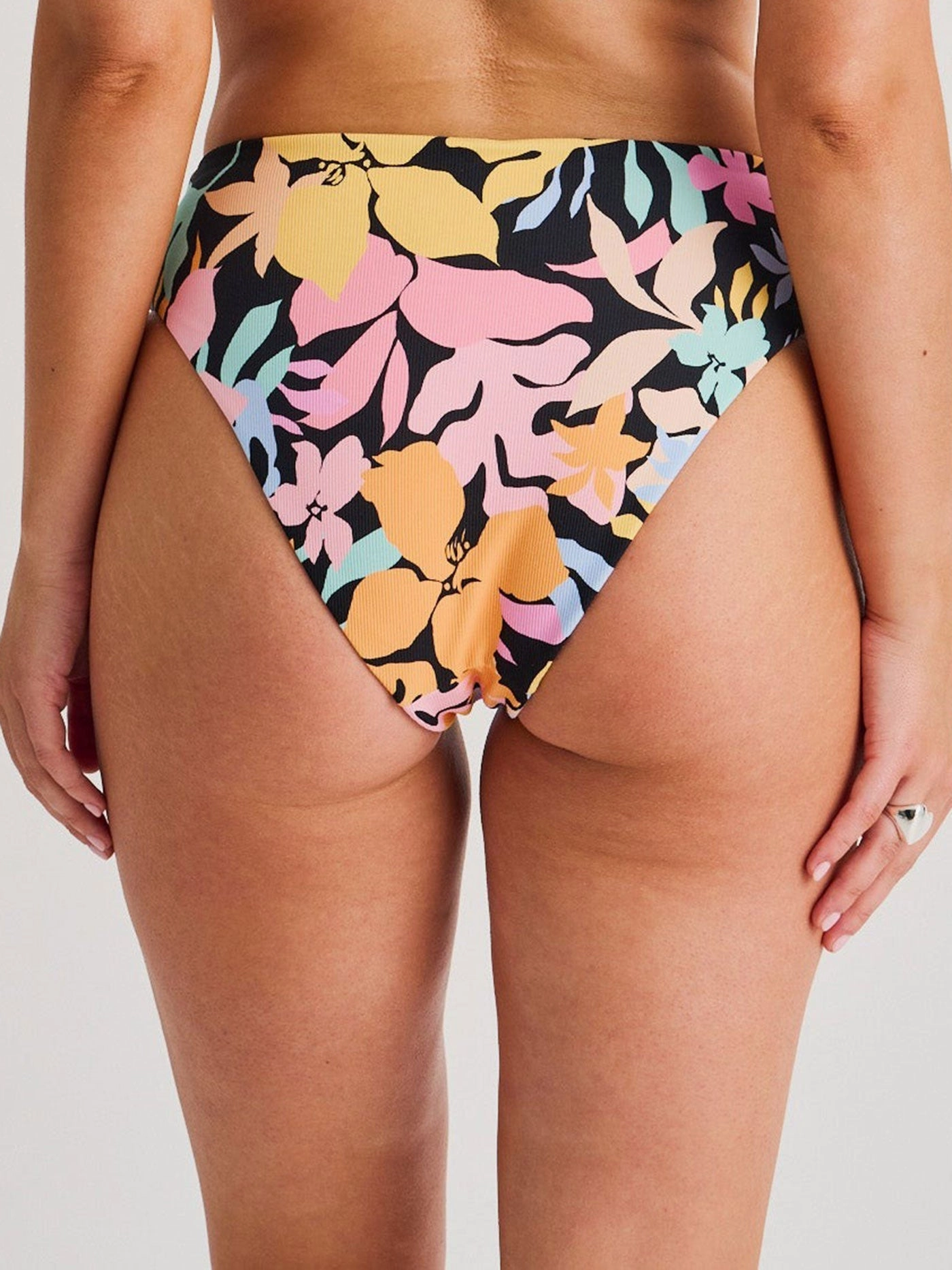 Dreamy Fantasy High Leg High Waist Retro Bikini Bottom
