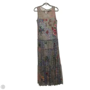 Dress Casual Maxi By Johnny Was In Green & Purple, Size: S Johnny Was Clothing