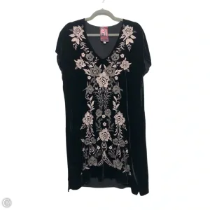 Dress Casual Short By Johnny Was In Black & Cream, Size: M Johnny Was Clothing