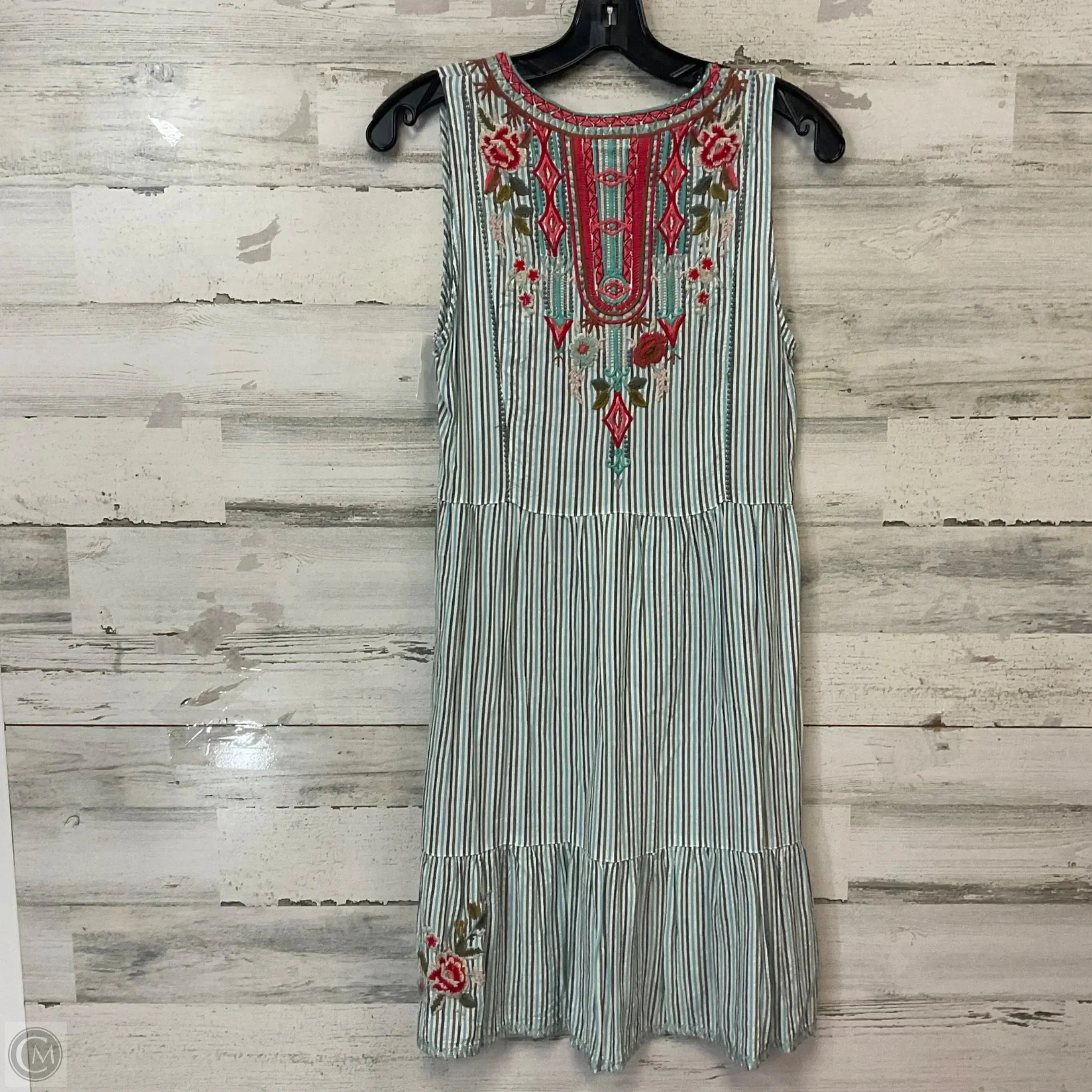 Dress Casual Short By Johnny Was In Blue, Size: Xs Johnny Was Clothing