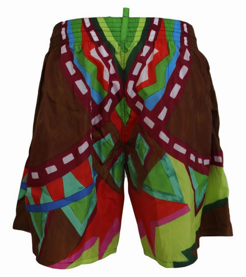 Dsquared multi Print Swim Shorts Boxer Men's Style