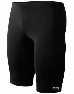 Durafast Elite Solid Jammer - Black casual mens swimwear, affordable swimwear for men