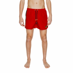 EA7 Emporio Armani Polyester Men's Swimwear mens full coverage swimwear, stylish mens swim trunks
