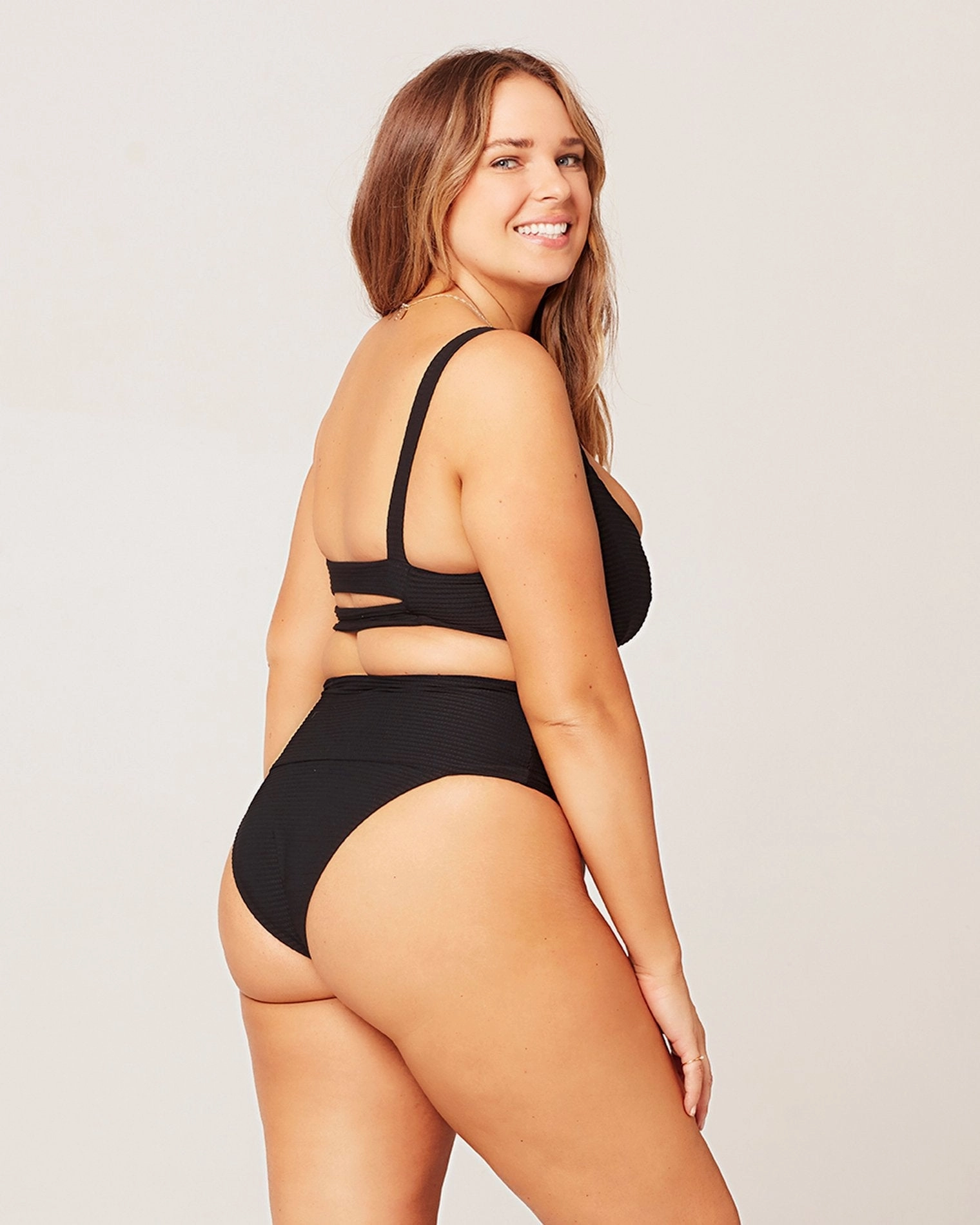 Eco Chic Repreve Jess Bikini Top - Black