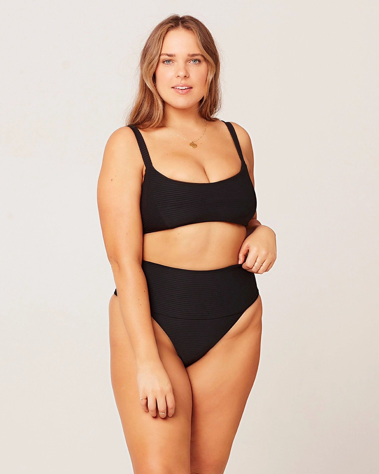 Eco Chic Repreve Jess Bikini Top - Black