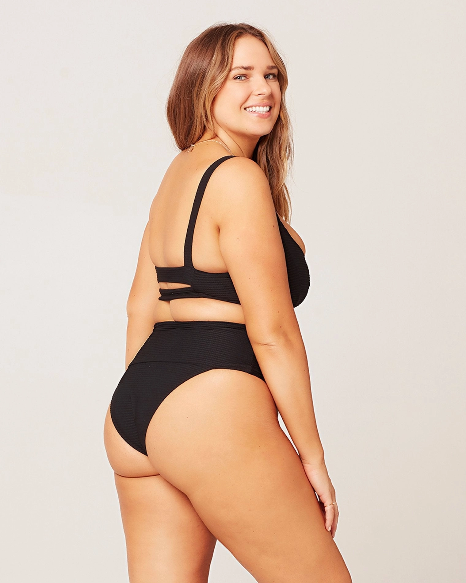 Eco Chic Repreve Jess Bikini Top - Black
