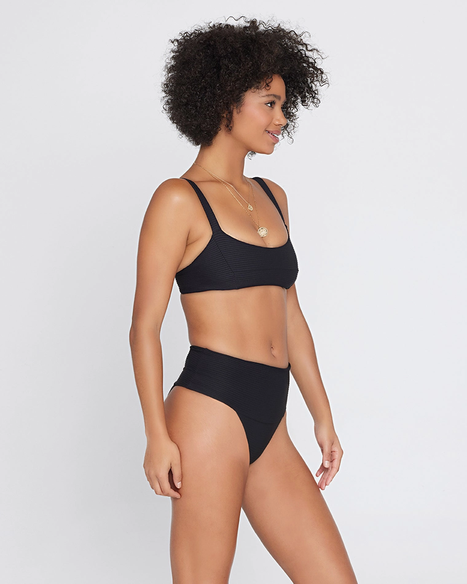 Eco Chic Repreve Jess Bikini Top - Black