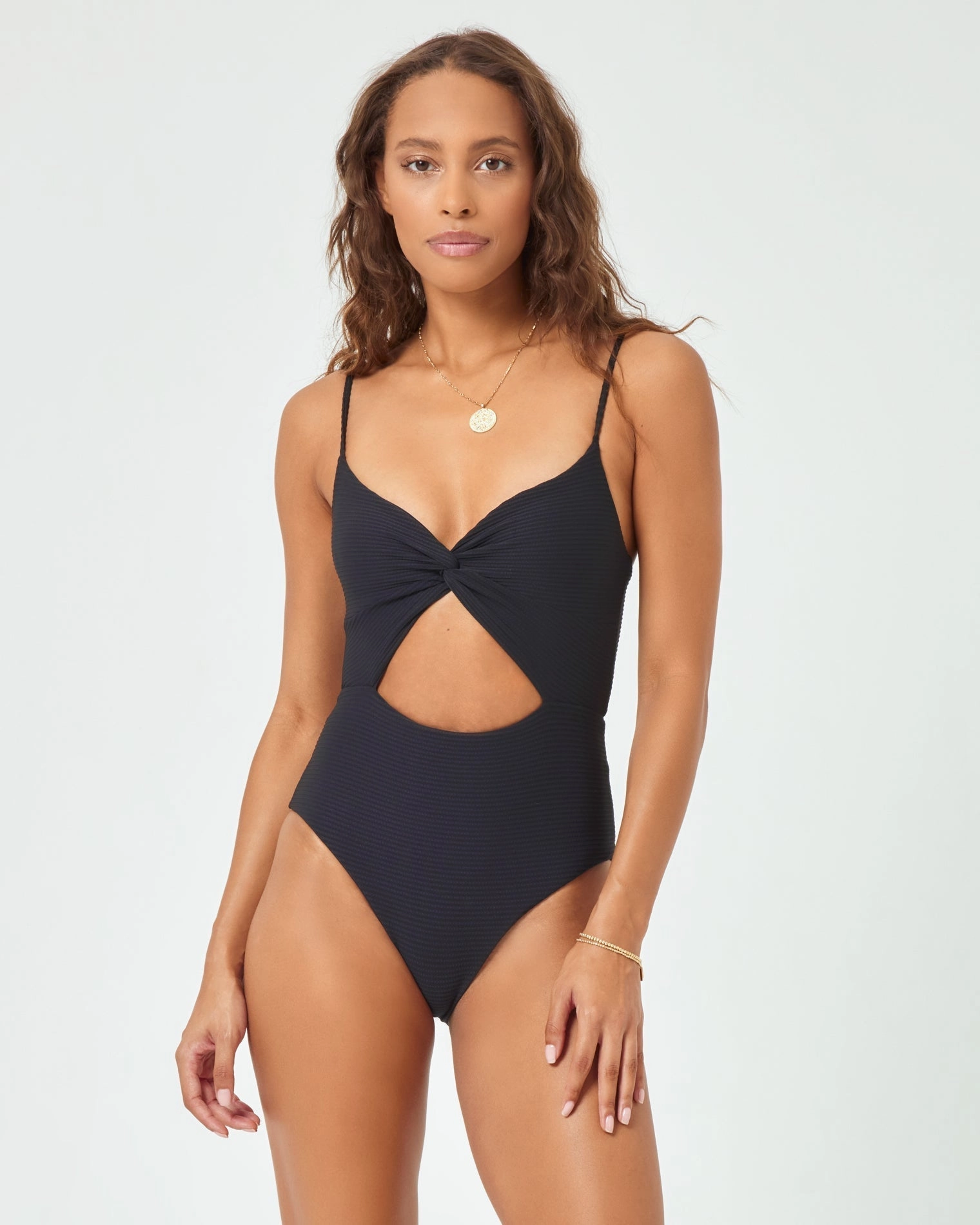 Eco Chic Repreve Kyslee One Piece Swimsuit - Black