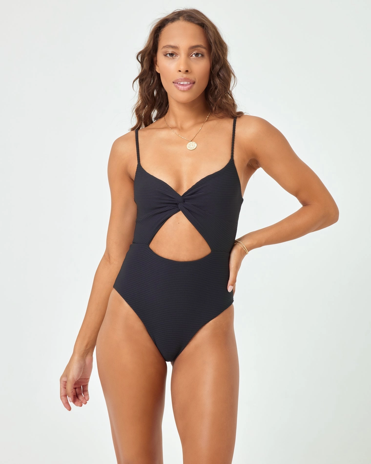 Eco Chic Repreve Kyslee One Piece Swimsuit - Black