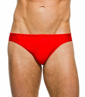 Eden Swim Brief Red affordable men's swimwear, summer swimwear for men