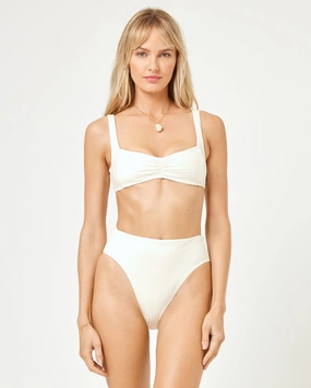 Effie Bikini Top - Cream timeless swimwear styles women, comfy swimwear for women