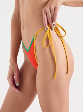 elaya bottom syros cheeky swim bottoms, full coverage swim briefs women