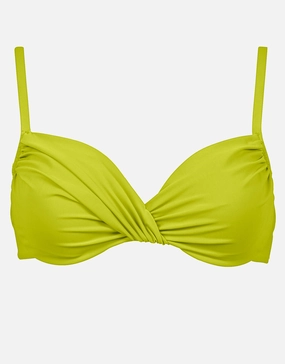 Elements Underwired Bikini Top - Kiwi Green full coverage swim tops, cute bikini tops