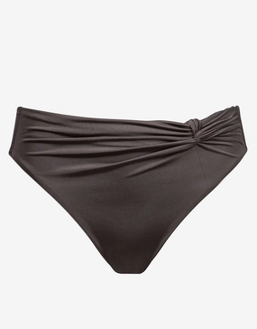 Elevation Bikini Pant - Satin Zinc adjustable swim bottoms women, flattering bikini bottoms
