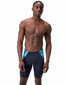 Endurance  Max Splice Swim Jammer - Navy/Blue casual mens swimwear, affordable swimwear for men