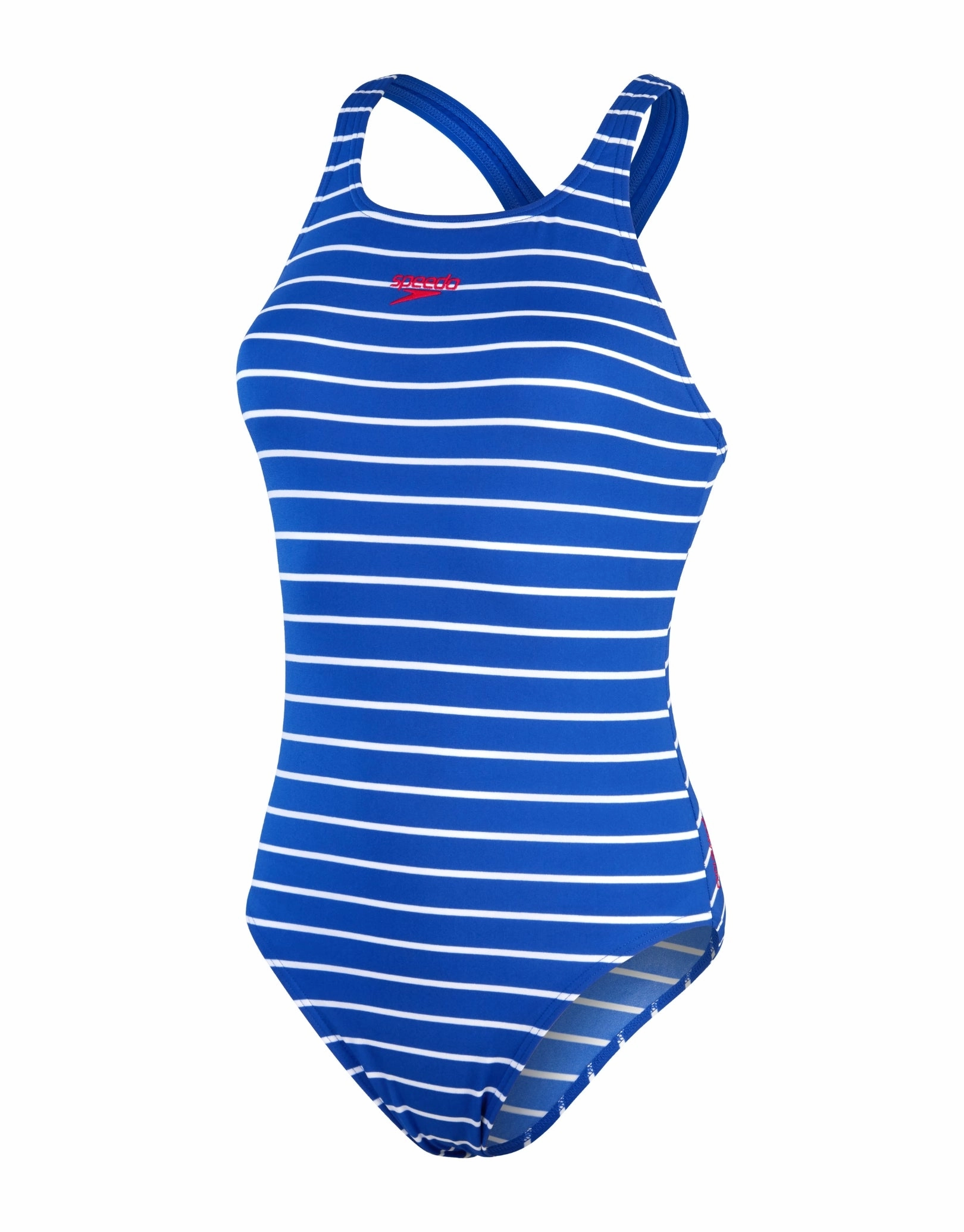Endurance  Printed Medalist Swimsuit - Blue/White