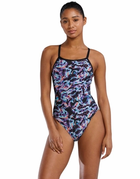 Energia Durafast Elite Diamondfit Swimsuit - Multi minimalistic swimsuits women, sleek swimwear styles