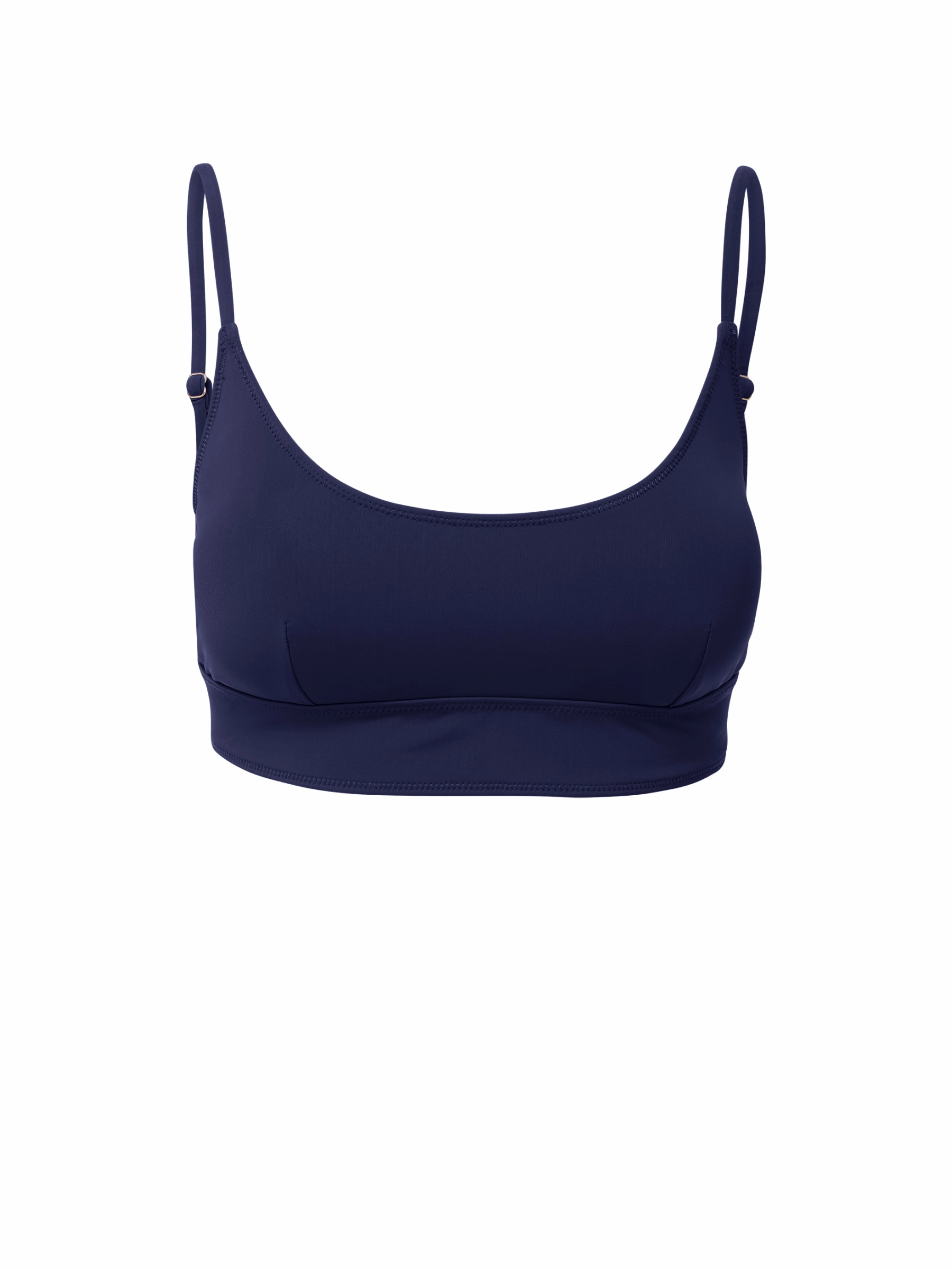 Erika Top Navy Satin high waist swimwear women, swimsuit for women beachwear