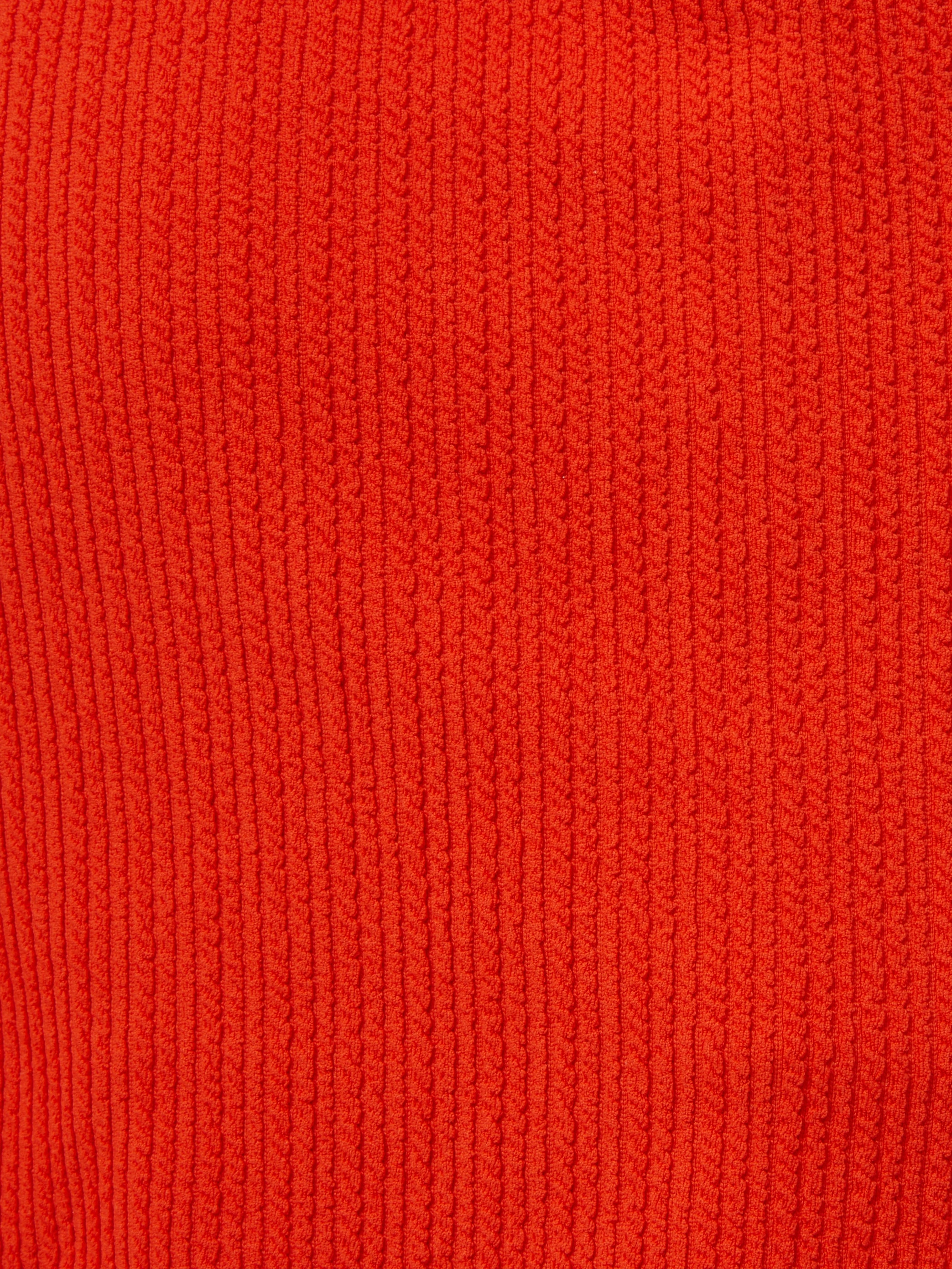 Erin Top   Ring Trim Bottom in Flame Texture