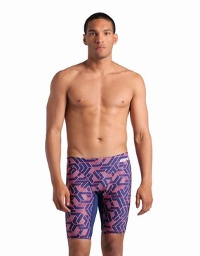 Escape Swim Jammer - Navy/Team Red casual mens swimwear, affordable swimwear for men