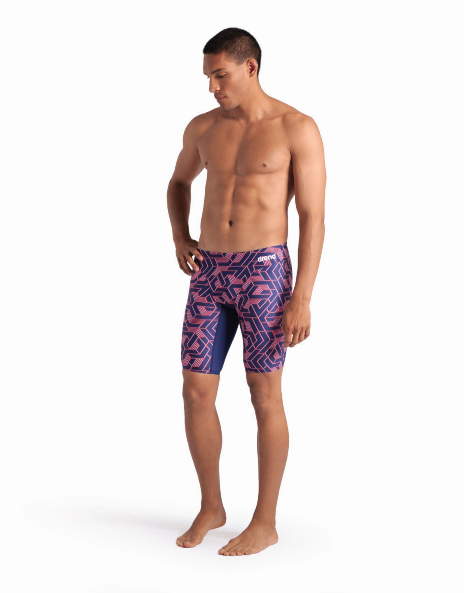 Escape Swim Jammer - Navy/Team Red